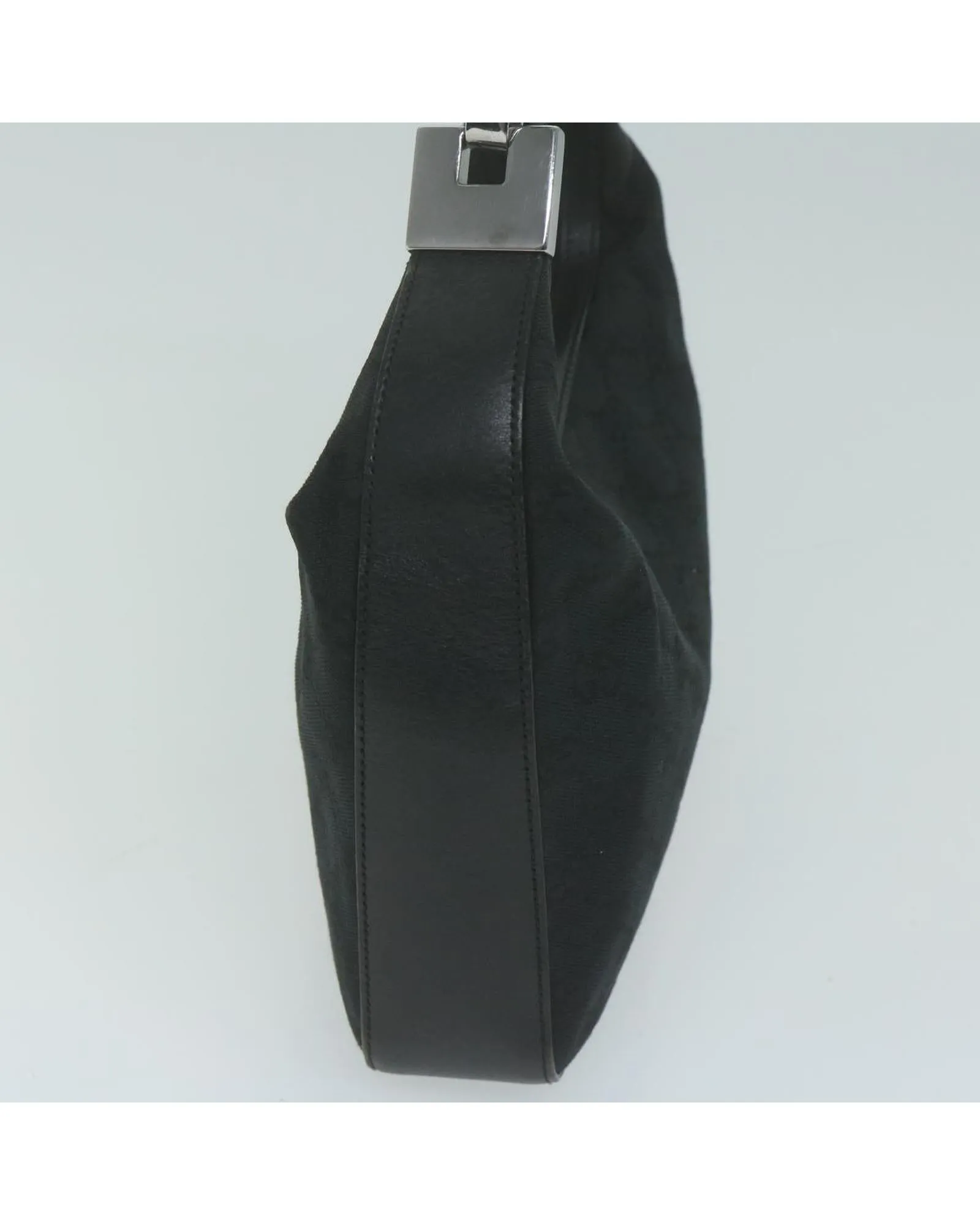 Canvas Shoulder Bag with Iconic GG Pattern by Luxury Designer