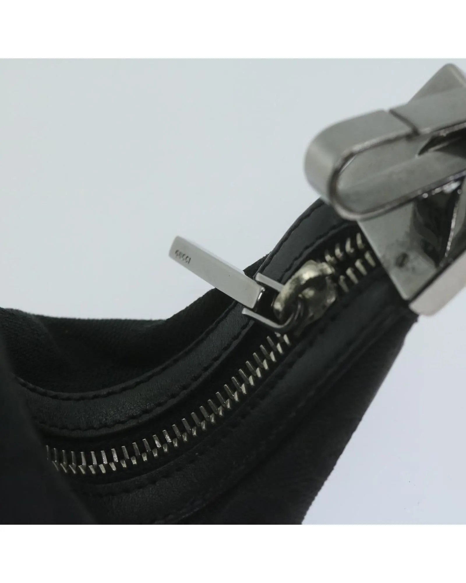 Canvas Shoulder Bag with Iconic GG Pattern by Luxury Designer