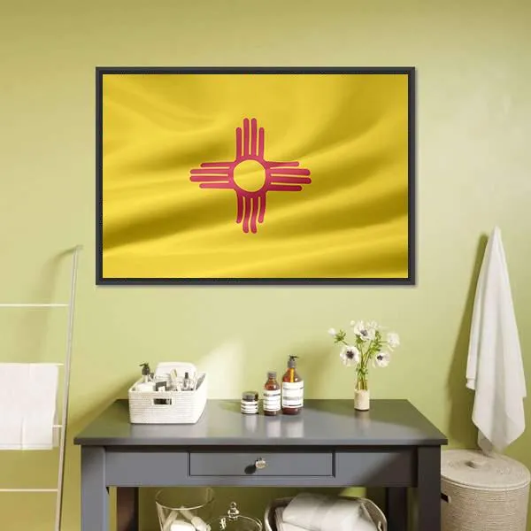 Flag Of New Mexico Canvas Wall Art