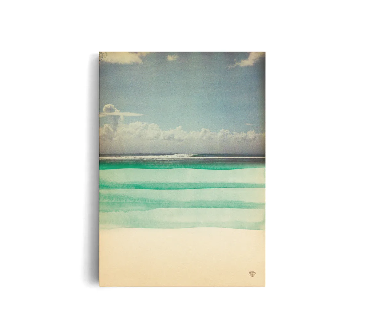 Green Shore Canvas Print