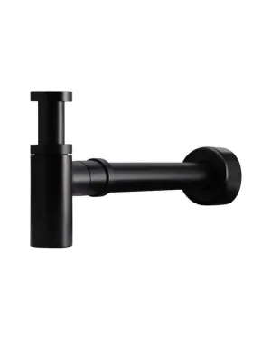 Meir Round Bottle Trap 32mm - Black Matte